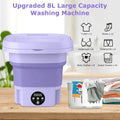 Powerful Mini Foldable Washing Machine with dryer, 6.5 liters Capacity