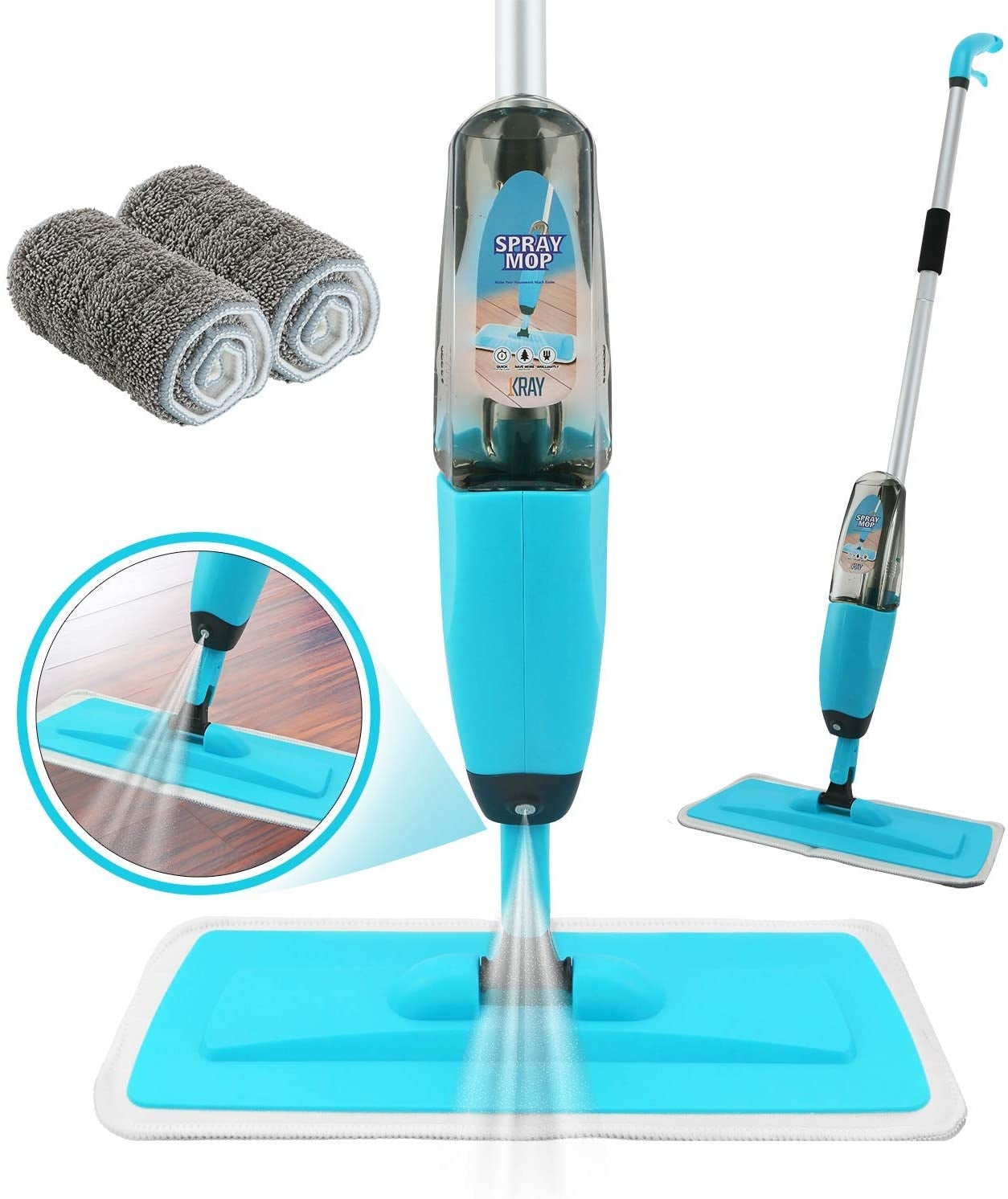 Water Spray Mop -360degree Rotating Flexible Head