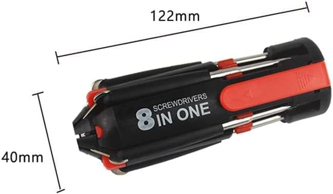 8 in 1 Screwdriver with Powerful Torch