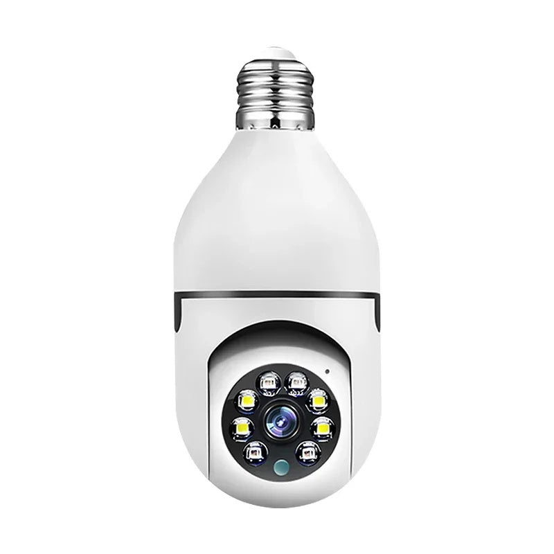 Wifi Bulb Camera – 360 Rotate Day and Night Vision CCTV Security Protection Audio Record Video Surveillance Camera Wireless Indoor