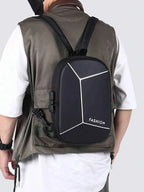 Multi-Function Crossbody & Backpack for Men | Waterproof, Anti-Theft Lock, USB Charging Port, Large Capacity Travel & Daily Bag