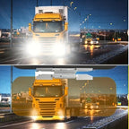 Car Sun Visor - 2 IN 1 HD Anti Sunlight Dazzling Goggle Day & Night Vision Driving Mirror UV Fold Flip Down Clear View Plastic Glass