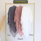 3 Layer Hijab Set – 2 Piece Khimar with Niqab | Modest Islamic Wear for Women