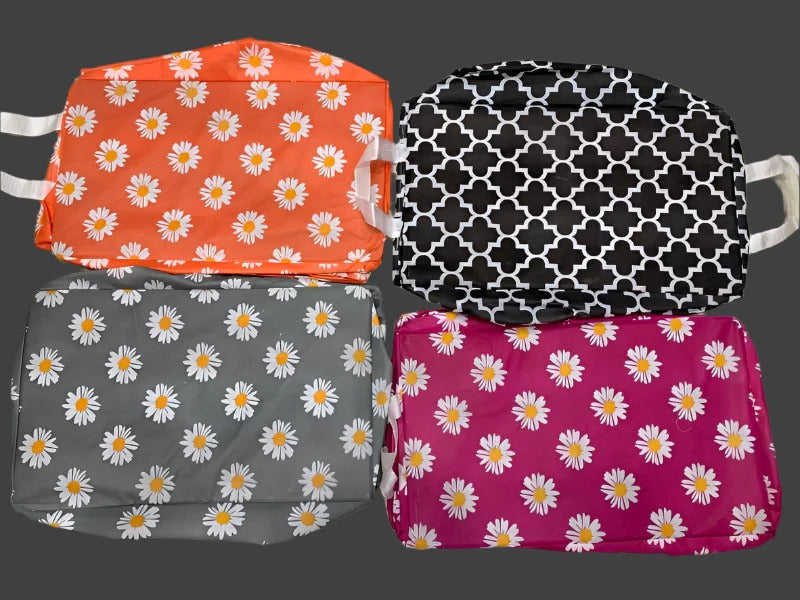 Premium Foldable Storage Box with Steel Rods – 55L Capacity, Random Prints