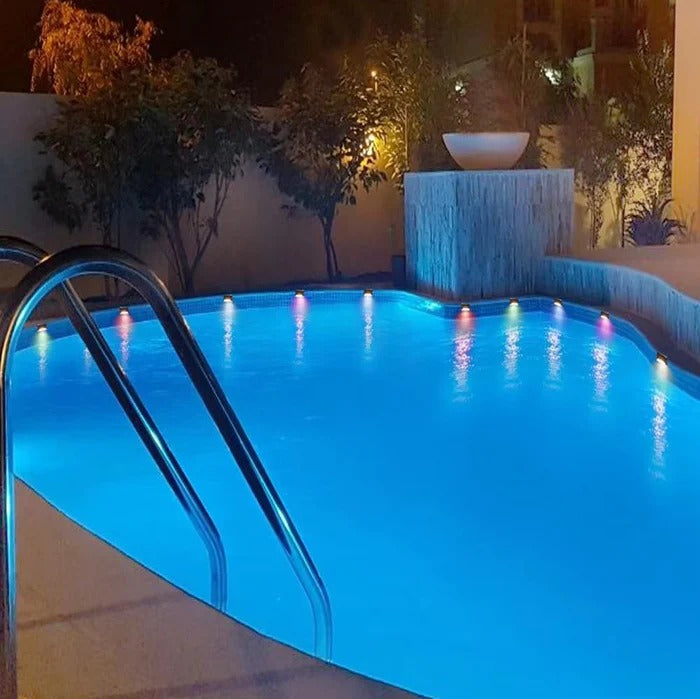 Wireless Solar Deck Lights Outdoor – Waterproof LED Fence, Stair & Wall Lights (Automatic Night Sensor)