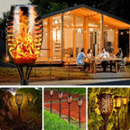 Solar Firefly Flame Garden Light – LED Flickering Torch Lamp, Waterproof Outdoor Solar Garden Stake Light for Lawn, Pathway & Patio Decoration
