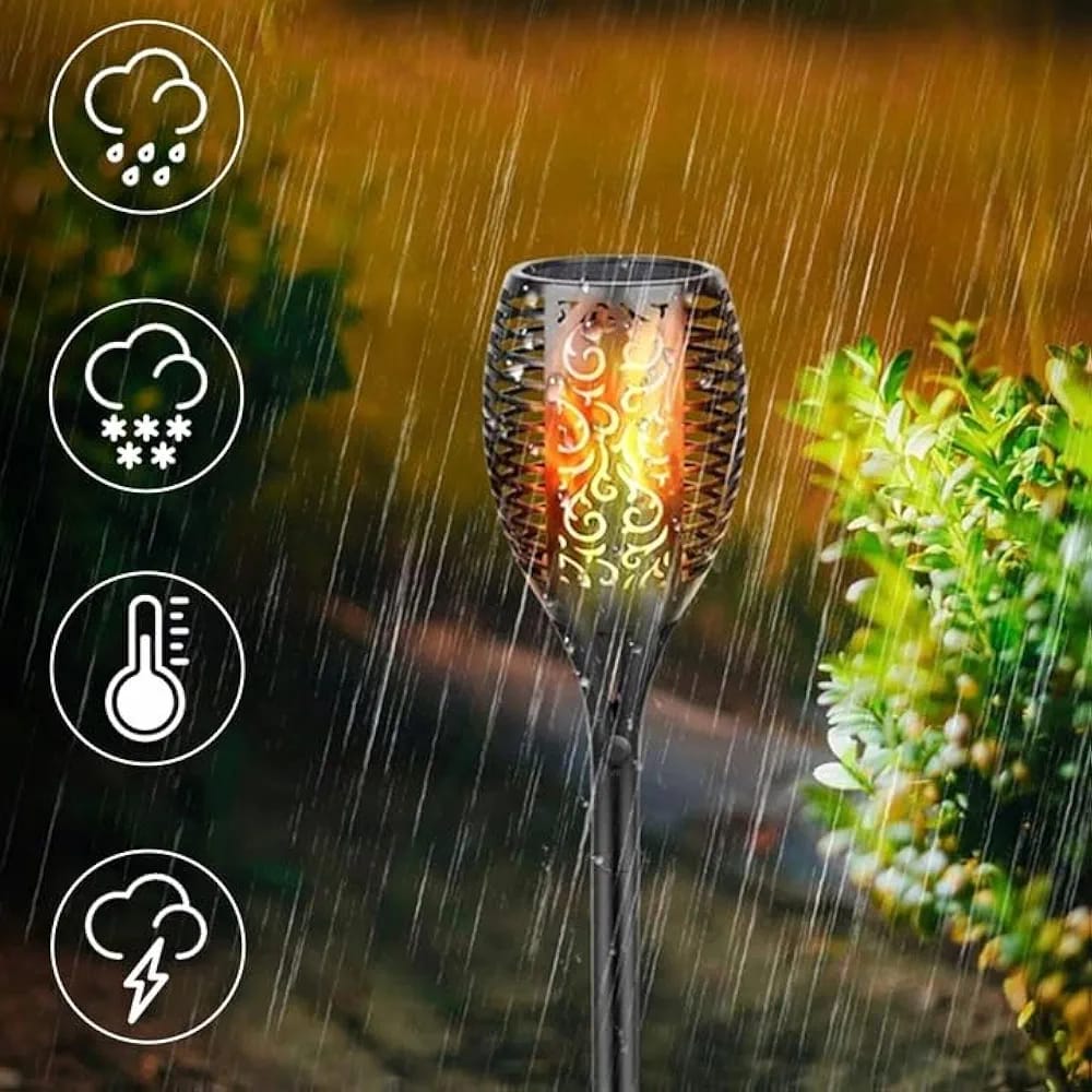 Solar Firefly Flame Garden Light – LED Flickering Torch Lamp, Waterproof Outdoor Solar Garden Stake Light for Lawn, Pathway & Patio Decoration