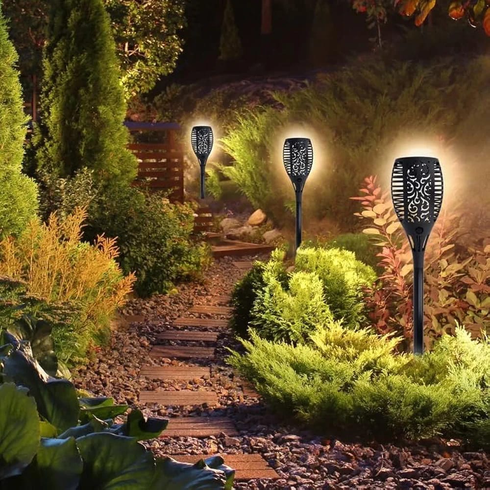 Solar Firefly Flame Garden Light – LED Flickering Torch Lamp, Waterproof Outdoor Solar Garden Stake Light for Lawn, Pathway & Patio Decoration