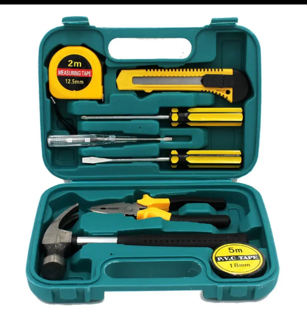 8 PCS Professional Toolset with Storage Box – Durable Home & Garage Repair Kit