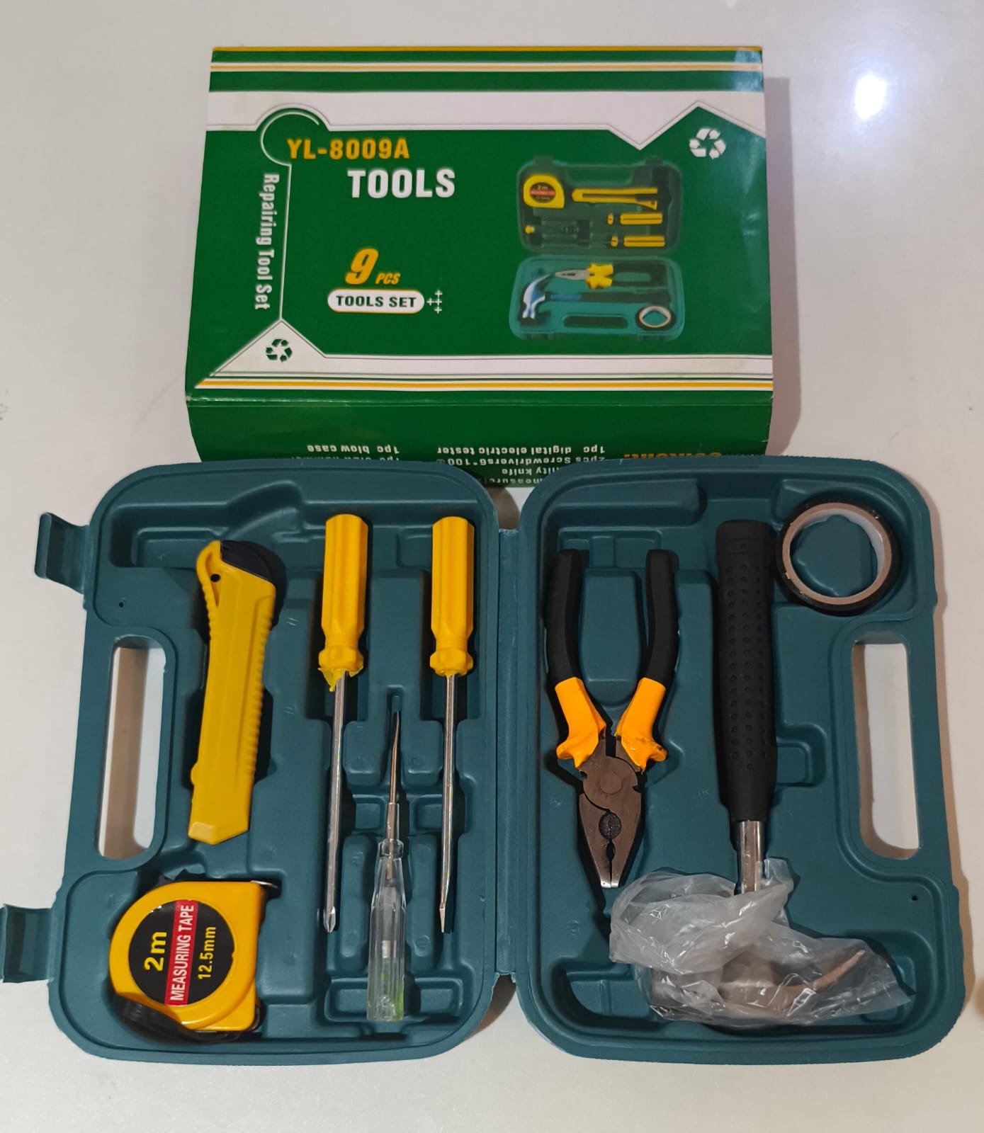 8 PCS Professional Toolset with Storage Box – Durable Home & Garage Repair Kit
