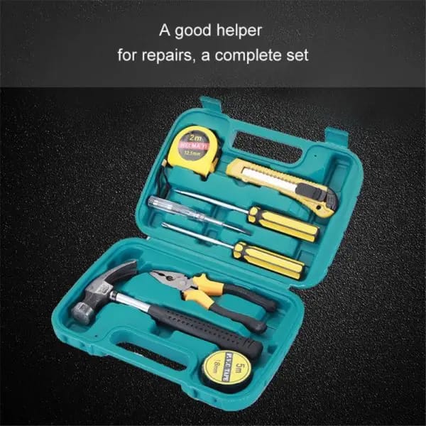 8 PCS Professional Toolset with Storage Box – Durable Home & Garage Repair Kit